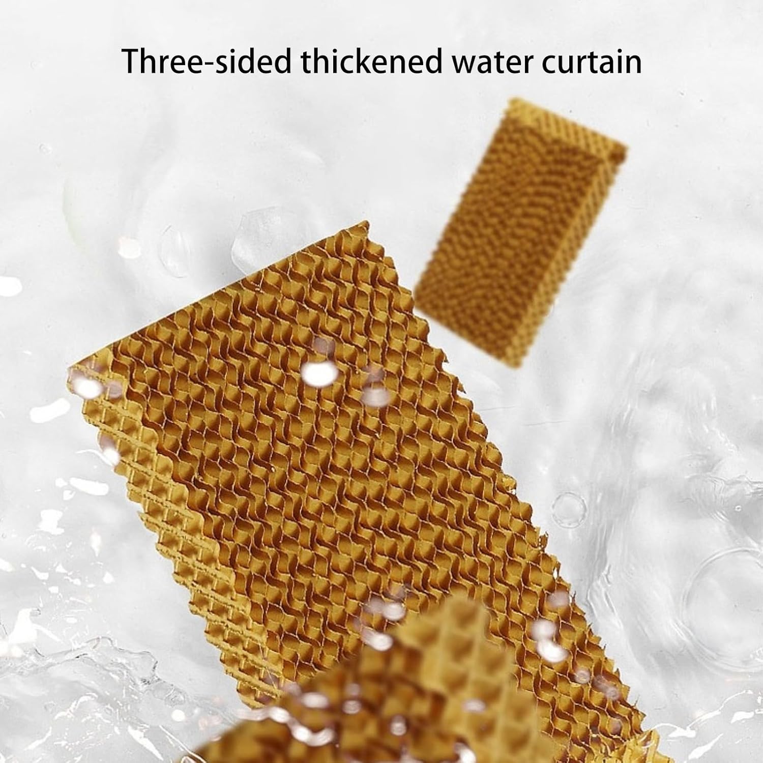 Portable Air Conditioners, Evaporative Air Cooler with 3 Wind Speed and Water Tank, Powerful Swamp Cooler for Room Office Garage Use