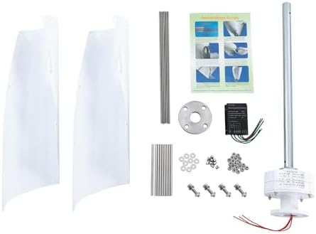 500W-800W 3-Phase Vertical Wind Generator, 12V-220V Wind Turbine with Controller, Efficient Windmill for Renewable Energy, Electromagnetic Technology, Eco-Friendly Power Solution