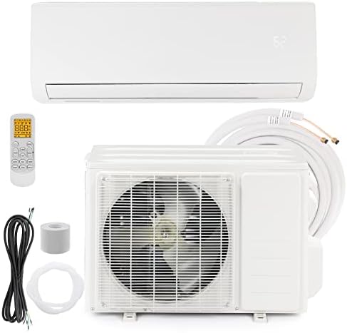 24,000 BTU Mini Split AC/Heating System with Inverter, 230V 19 SEER Energy Saving Ductless Split-System Air Conditioner with Pre-Charged Condenser, Heat Pump, Remote Control & Installation Kit