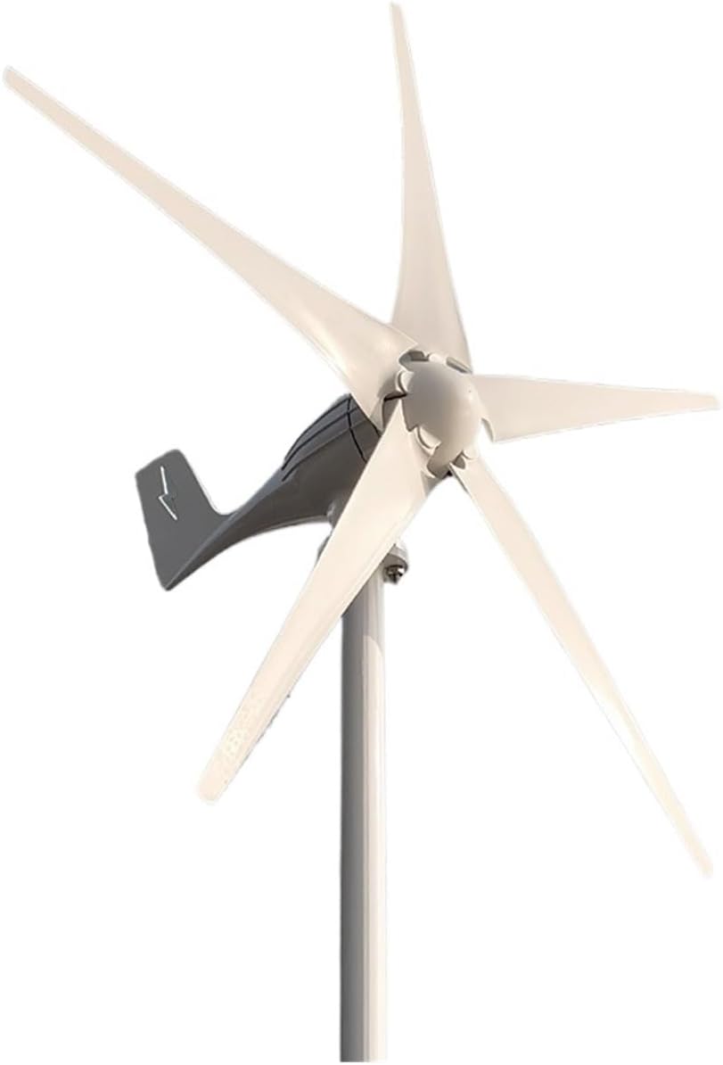 Wind Turbines, 5 Blades Windmills Wind Turbine Generator 3000W 12V 24V 48V for Home Use Low Wind Speed Starting Wind Turbines(48V)
