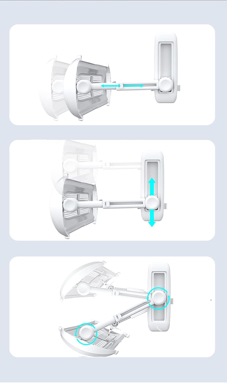 Air Conditioner Wind Deflector, Anti-Straight Blowing Windshield General Retractable Wind Shield for Home and Office Wall-Mounted Air Conditioners 75—105CM