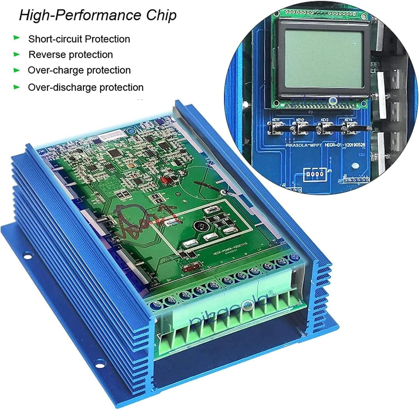 220v,12V 24V 48V MPPT 3000W-6000W with Dump Load Wind Solar Hybrid System MPPT Charge Controller Wind Turbine Solar Panel 12V 24V Auto 48V