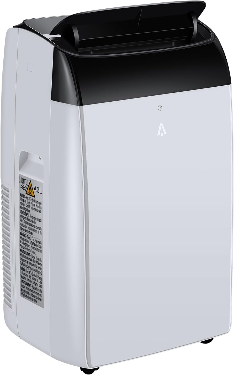 12000 BTU Portable Air Conditioner, 3-In-1 Cooling, Fan, Dehumidifier, 51DB Quiet, 24H Timer, Remote Control, 550 Sq.Ft Coverage, Room Air Conditioning for Home/Office