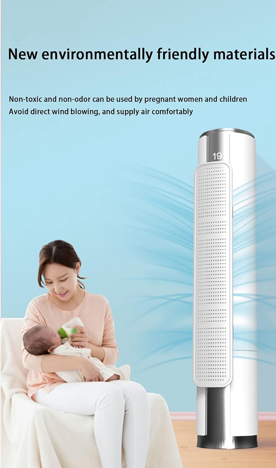 Cylindrical Vertical Air Conditioner Windshield, Anti-Direct Blowing Wind Deflector General Deflector