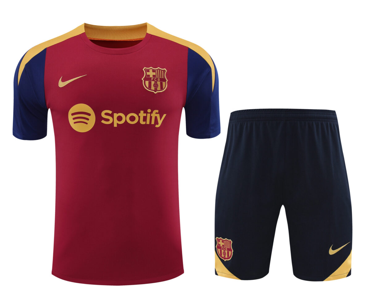 Conjunto de calentamiento FC Barcelona rojo oscuro - NewNow