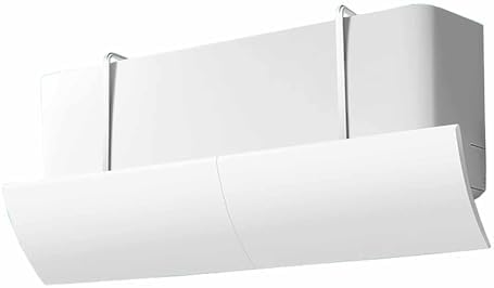 Air Conditioner Deflector, Universal Air Conditioning Baffle, PVC Anti-Blow ac Vent Deflector, for Cooling & Heating Systems