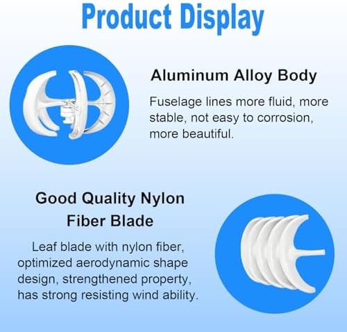 5-Blade Vertical Wind Turbine Generator Kit - Modern Eco-Friendly Wind-Solar Hybrid Power for Street Lights, Highways & Scenic Areas - Efficient 48V Energy Solution