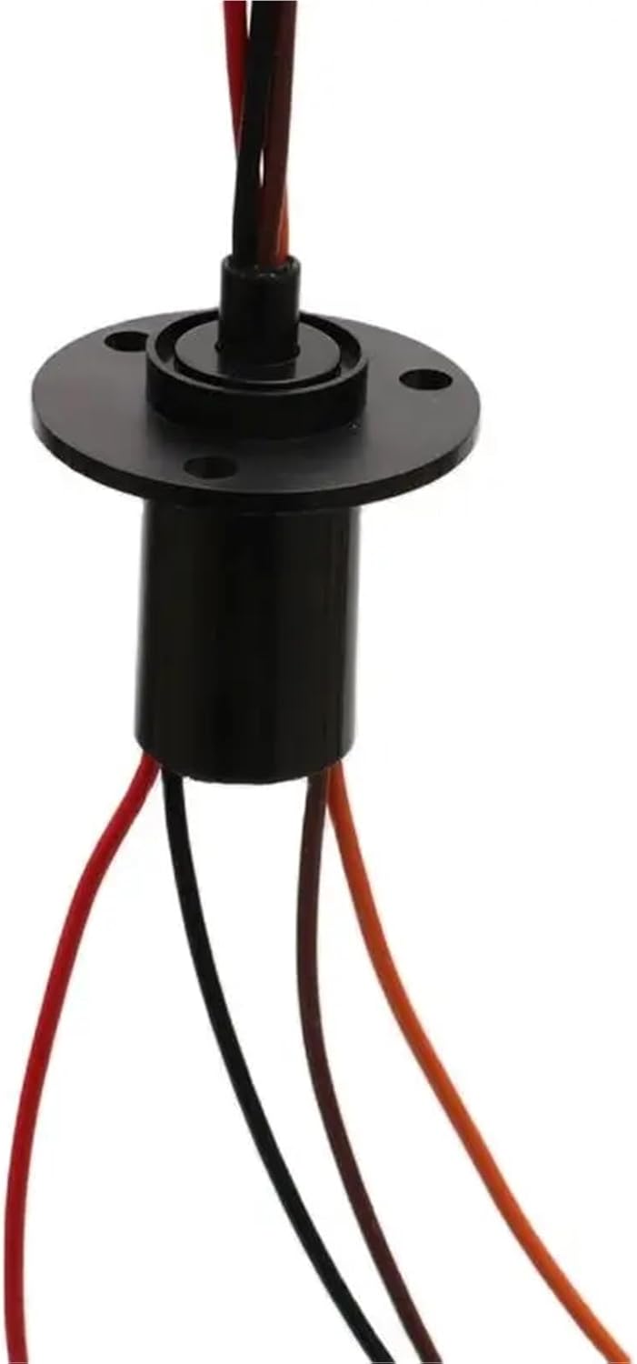 1PCS 3/4/5CH 15A Wind Power Slipring Diameter 22mm High Current Conductive Slip Ring Unlimited Rotation Data Transmission Joint(Dia 22mm 4CH 15A)