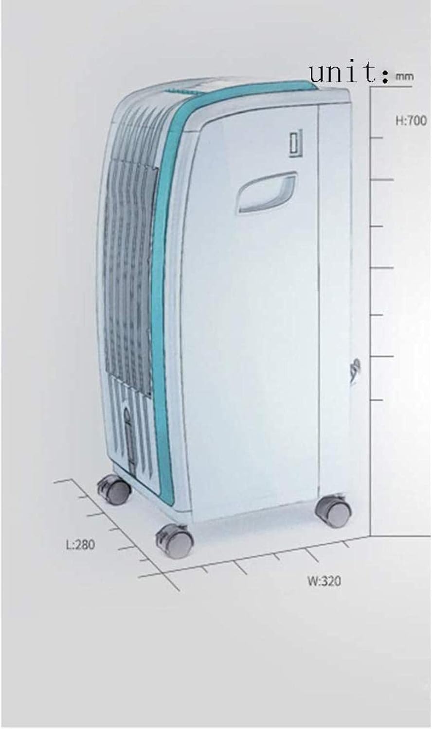 Portable Air Conditioner Cooler Air Conditioner Mobile Without Hose Air Conditioning Living Room Home Remote Control Chiller Living Room Bedroom Mobile Small Air Condition
