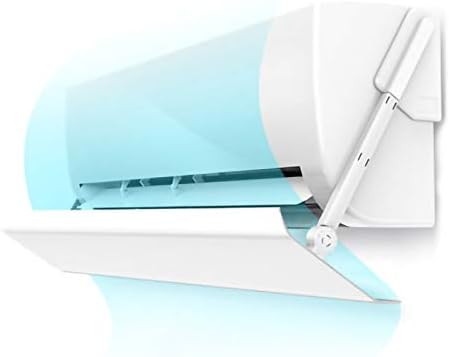Air conditioner windshield Suitable for Air-conditioning Windshield of Different Sizes, Adjustable Wind Direction Deflector, Household Wall-mounted Air-conditioning Windshield, No Need to Perfora