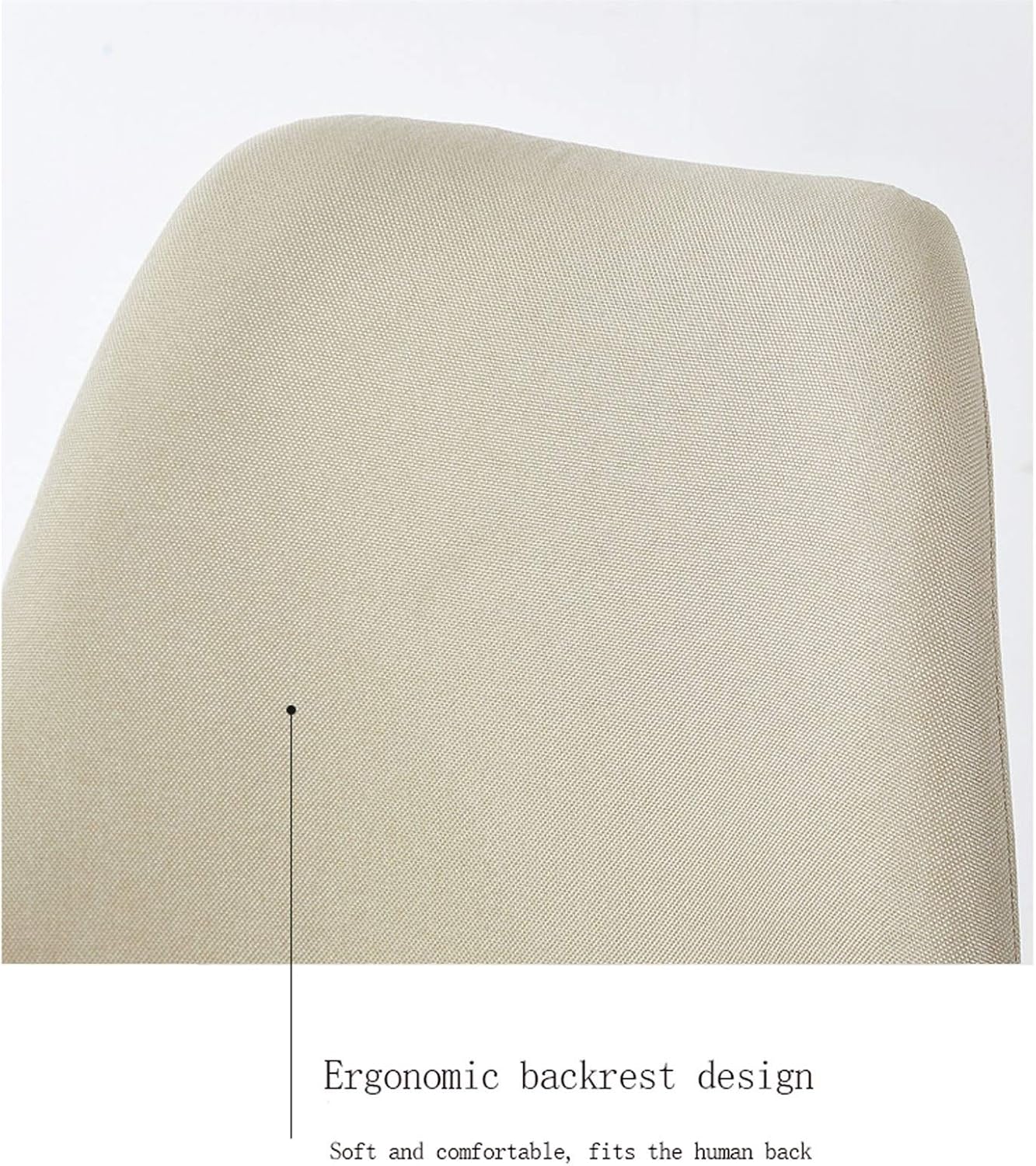 Modern Kitchen Dining Room Chairs Modern Design Dining Chair Home Dining Chair Back Chair Bedroom Computer Chair Writing Desk Chair Office Chair (Color : Beige)