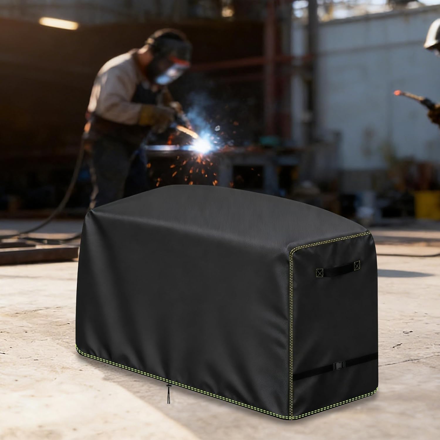 Engine Welder Generator Cover —600D Heavy Duty Waterproof Engine Driven Welder Cover, Welding Machine Cover for Ranger GXT Series,All-Weather Protection, 37