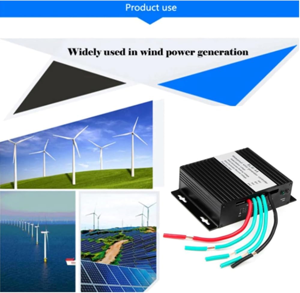 IP67 Wind Generator Controller,MPPT Wind Turbine Controller, 10000W-16000W 12V 24V 48V 220V Low Voltage MPPT Boost Controller with LED Indicator