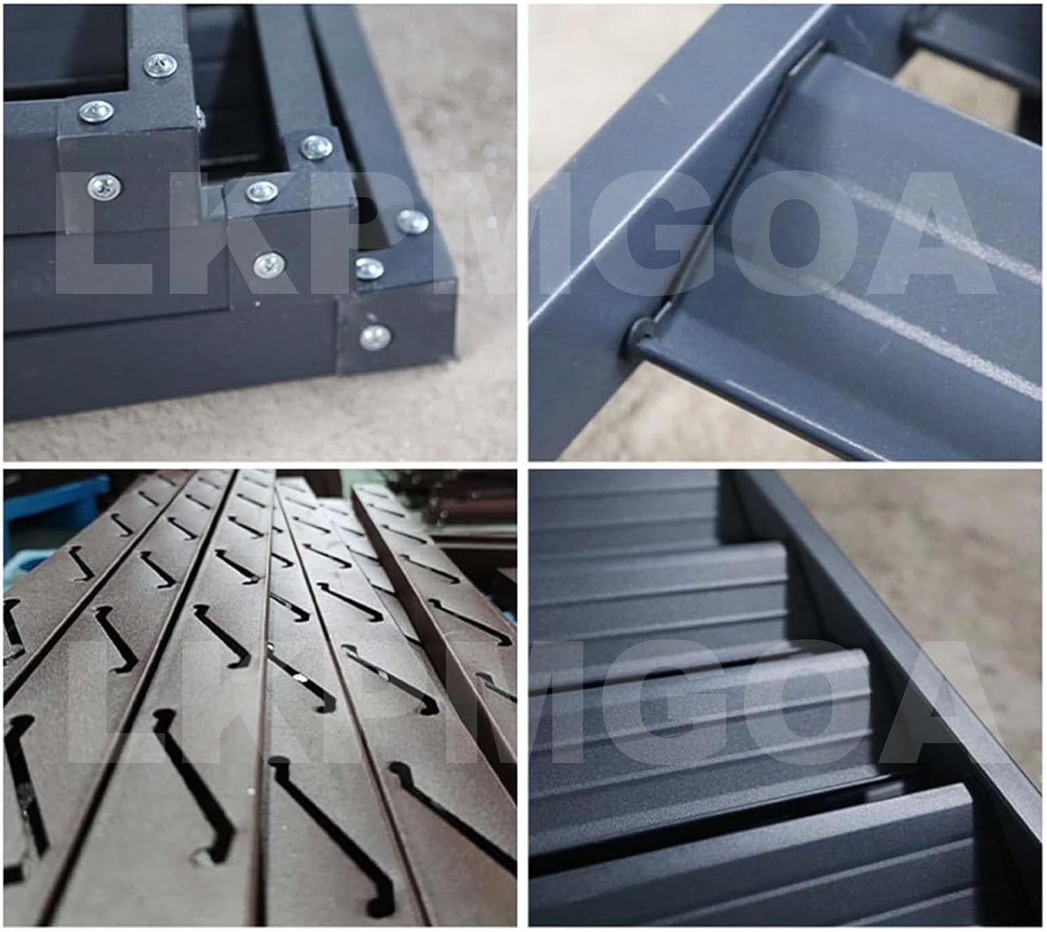 Air Conditioning Cover Aluminum, General Purpose Outdoor Air Conditioner Fence, Rainproof, Keep Away Branches and Leaves(Brown,110cm)