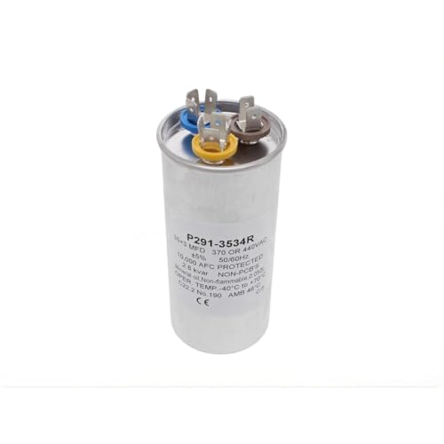 HC98KA035 Dual Run Capacitor - Fits for Carrier Bryant Heating, Cooling and Air System HC98KA035D 27L99BZ2-35 + 3 MFD and 440 Volts