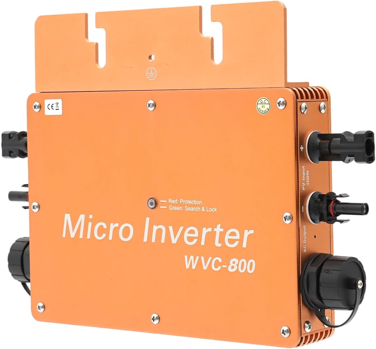 800W Solar Inverter - 120V Car Power Converter, Gold LCD Display for RV/Truck/Outdoor Emergency Power & Off-Grid Use