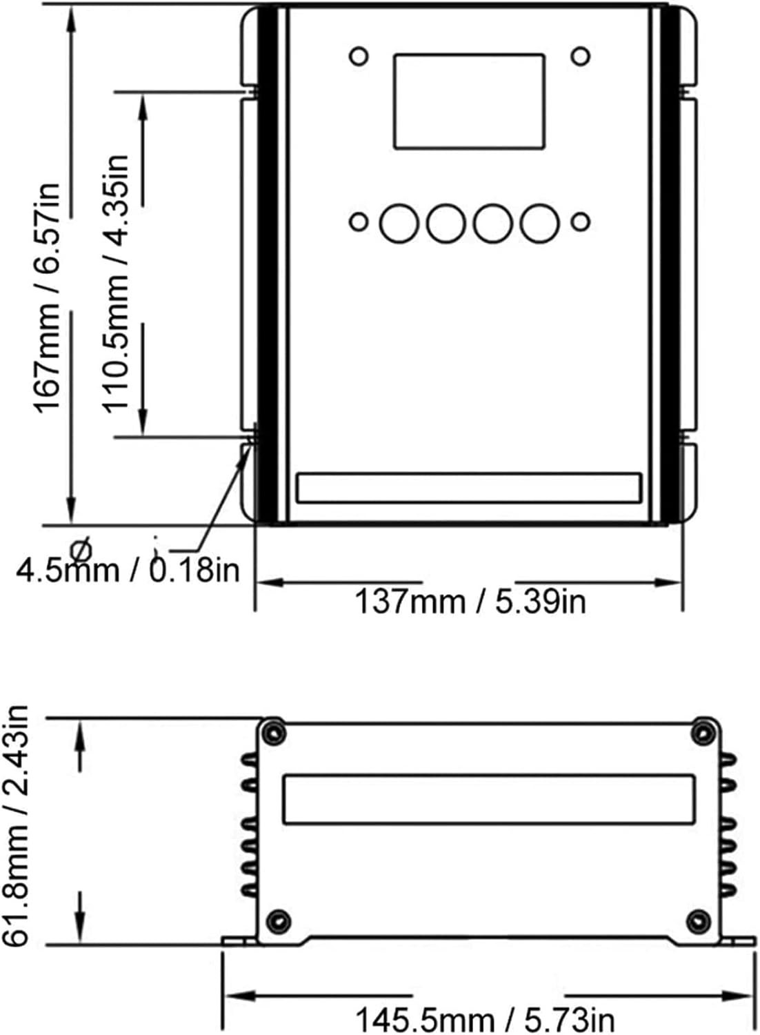 MPPT Charge Controller Solar & Wind Hybrid System Wind Solar Regulator 12V 24V 10000W Solar Controller Wind Solar Regulator,24v