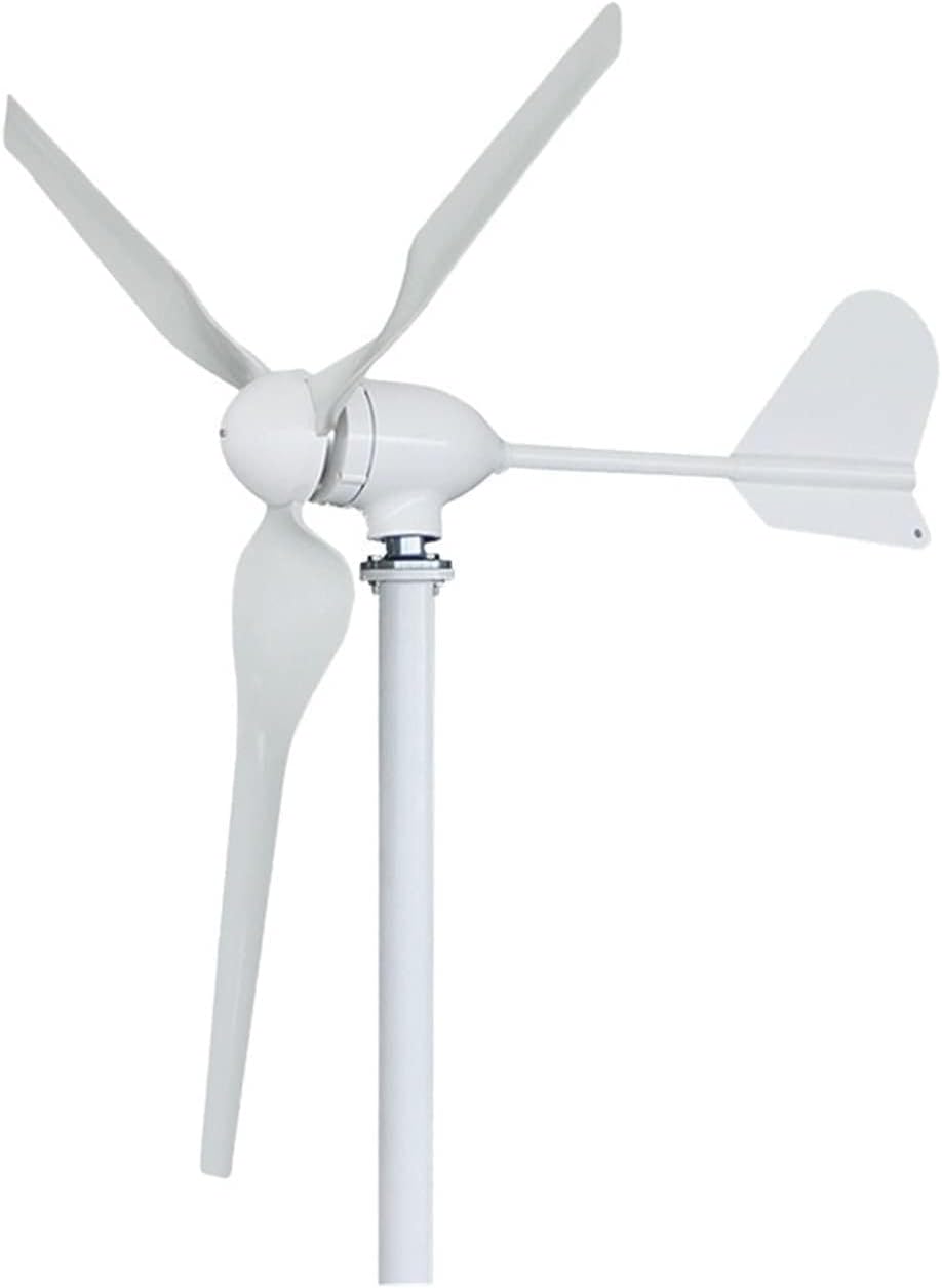 Industrial Wind Turbine Generator Wind Turbine Generator Low Wind Speed 2000W Horizontal Wind Turbine Generator 12V 24V 48V Windmill With MPPT Charger Controller Solar And Wind Power Parts(Hybrid cont