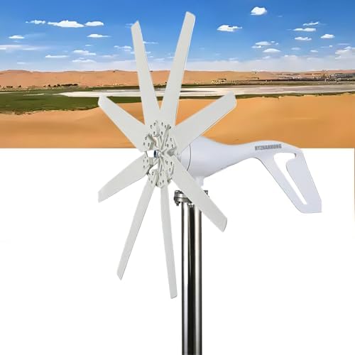 12000W Wind Turbine 110V/220V, No Noise Horizontal Windmill for Home Energy, MPPT Hybrid Controller, Efficient Renewable Power Generation System