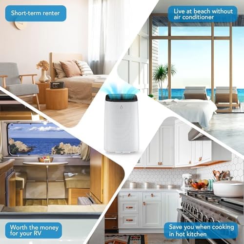 GarveeHome Portable Air Conditioner 15,000 BTU for Room Up to 850 sq ft 3 in-1 AC Unit with Cool, Dehumidifier, Fan - Includes Remote Control, 24H Timer Easy Install Kit for Home, Office, Apartment