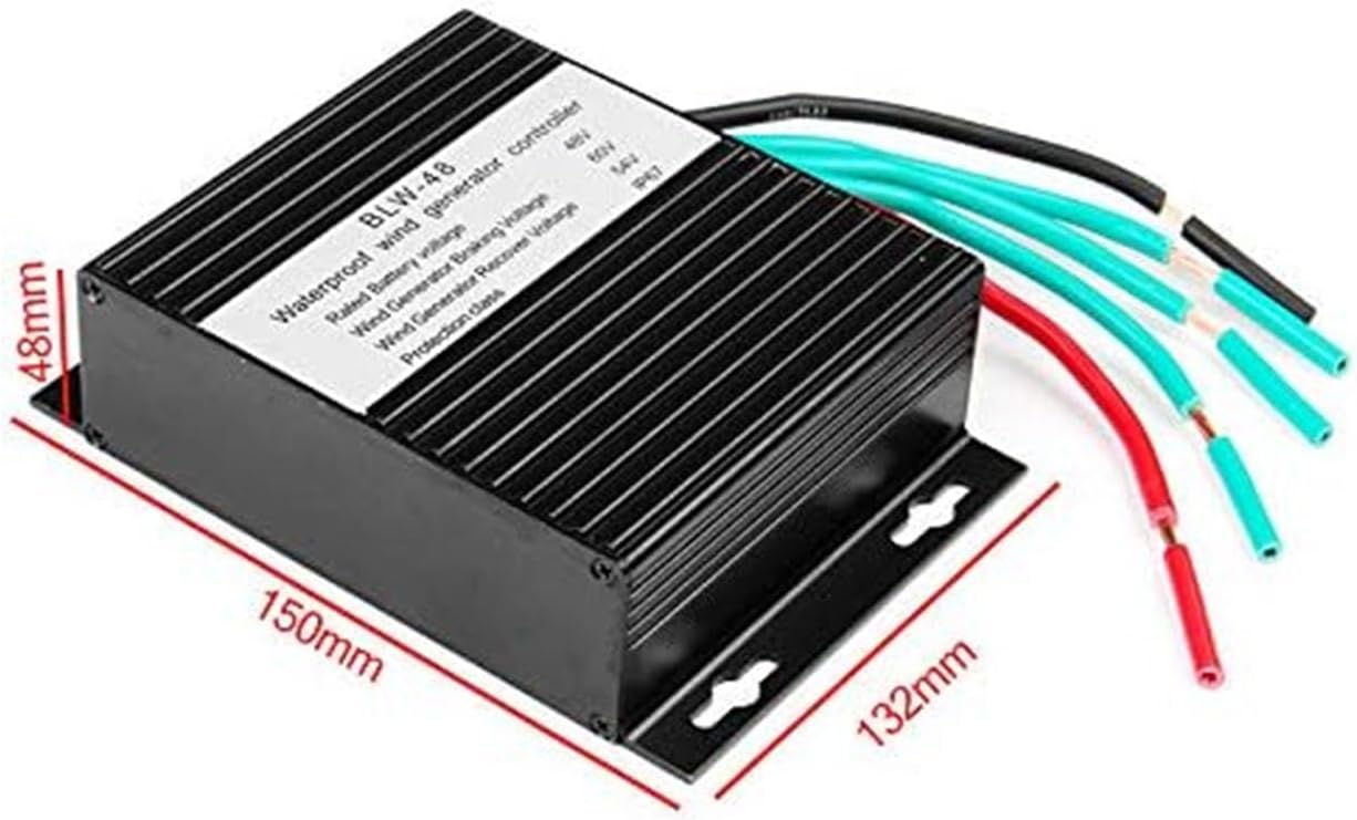 1200W-3000W IP67 Waterproof Wind Generator Controller, 12V 24V 48V 220V Wind Power Charge Regulator for Wind Turbine Systems,12V