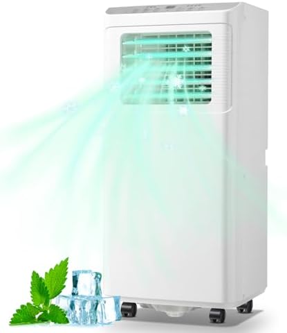 WANAI 8000 BTU ASHARE(4400 BTU SACC) Portable Air Conditioner with 3-in-1 Mode & Remote Control & Window Kit Room AC Unit Cool Up to 250 Sq.ft White