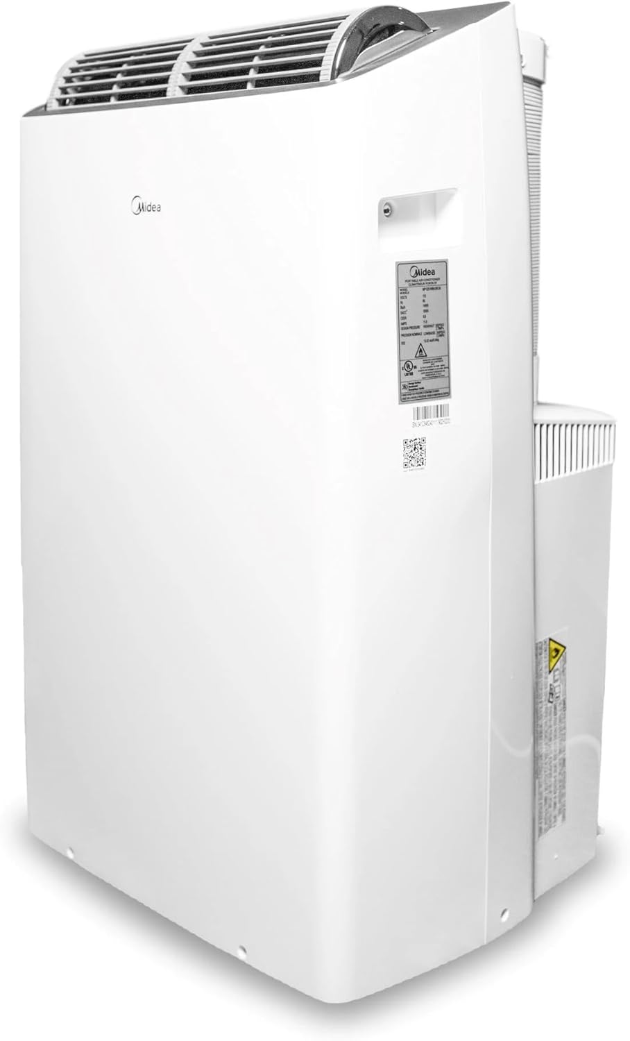 Midea Duo 14,000 BTU (12,000 BTU SACC) High Efficiency Inverter Quiet Portable Air Conditioner,with Heat up to 550 Sq. Ft.,white, Works with Alexa/Google Assistant, with Remote Control & Window Kit