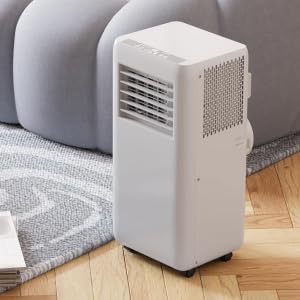 Air-Conditioner-Portable 10,000 BTU,White 3 in 1 AC with Fan/Dehumidifier/Cools up to 450 sq.ft.,24H Timer,Remote Control,for Single Rooms