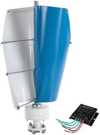 Kang 48V 12000W Hybrid Generator - Permanent Magnet, Low Wind Start, 2 Blade Design with MPPT Charge Controller for Home Use, Efficient Energy Solution