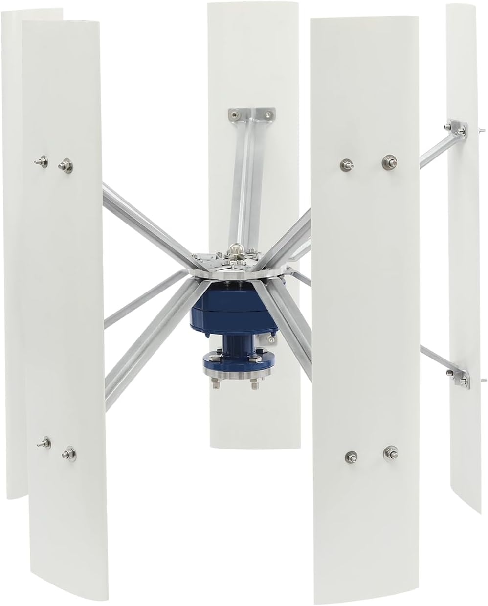 100W 12V Vertical Wind Turbine Vertical Axis Wind Turbine Generator Kit Vertical Wind Generator with 5 Fan Blades Low Noise Operation for Boats Gazebos Cabins