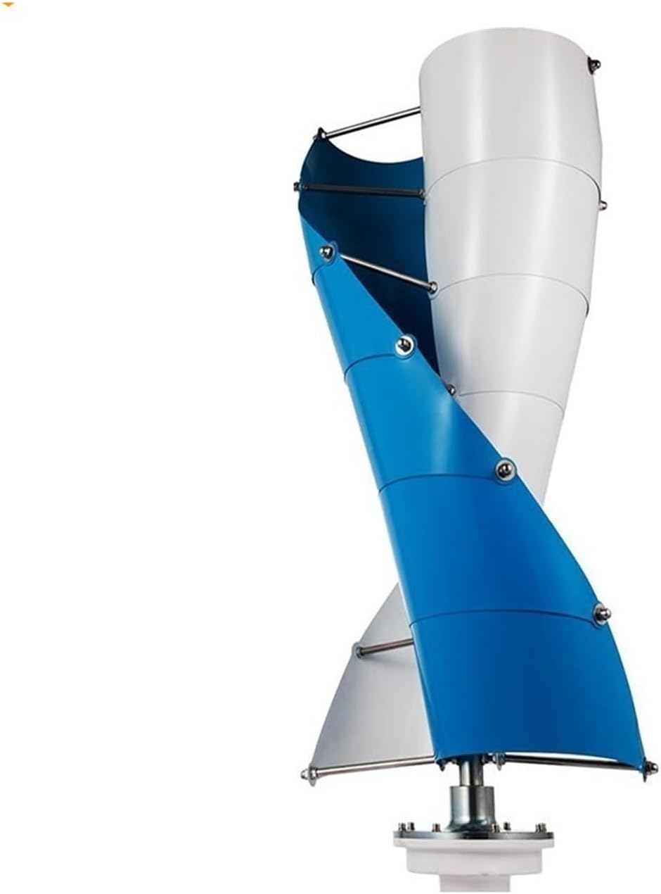 Wind Turbine Generator, 3000W Wind Tubine Generator Vertical Turbine Alternative Free Energy Windmill 24V 48V MPPT Controller Wind System for Marine, RV, Home(Wind turbine only,48V)