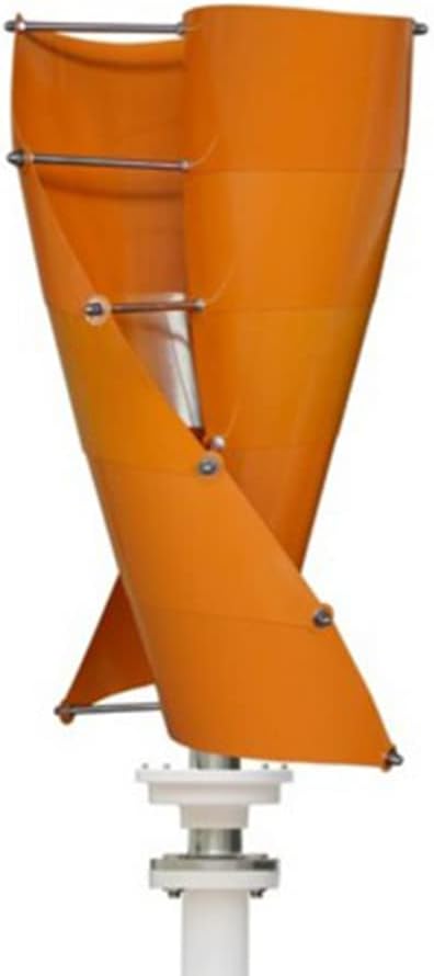 Wind Turbine, 3000W Wind Tubine Generator Vertical Turbine Alternative Free Energy Windmill 24V 48V MPPT Controller Wind System(Wind Turbine only,24V)