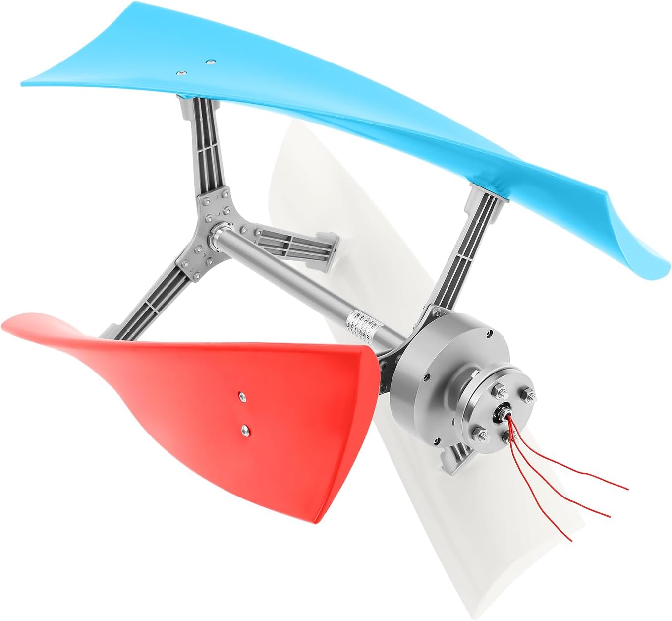 3-blade Wind Turbine Generator, 400W 24V Vertical Wind Turbine Power Generator Kit with Controller and Low Noise, 33.46 * 14.96/7.48in, for Wind Energy into Electrical Energy