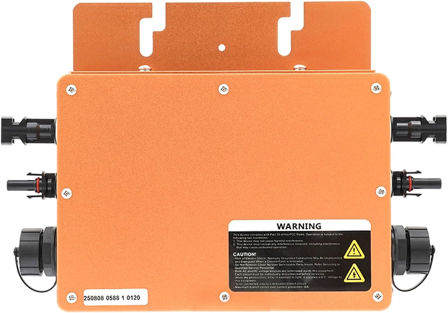 800 watt Solar Power Inverter, Inverter with LCD Display 22-50VDC DC to 120V/230V AC Converter for Home RV Truck Camping Solar System MPPT (Gold)