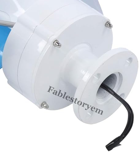 12000W Helix Maglev Wind Turbine Generator Kit - 12V/24V/48V Vertical 3-Phase AC Permanent Magnet, MPPT Controller & 2 Blades for Boats, Cabins, Gazebos, Renewable Energy Solution