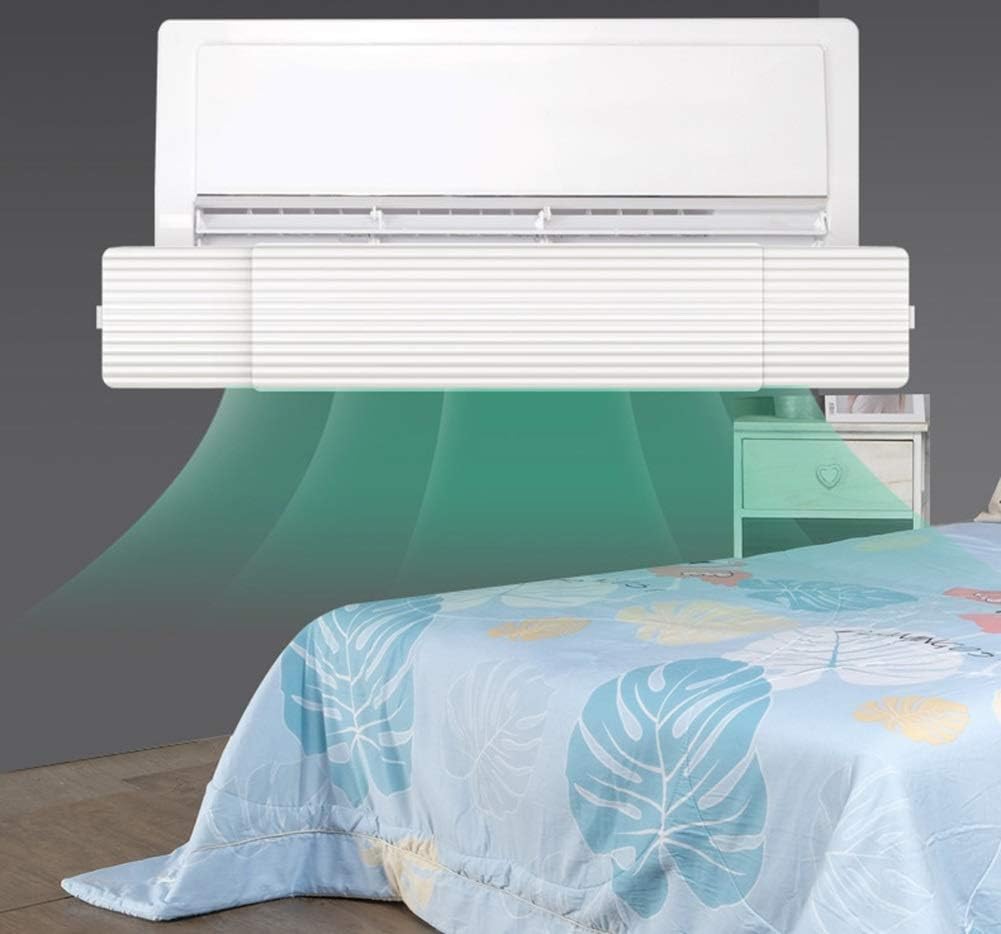 Retractable Air Conditioner Deflector, 180° Rotation Anti Direct Blowing Windshield Air Conditioning Baffles for Home/Office