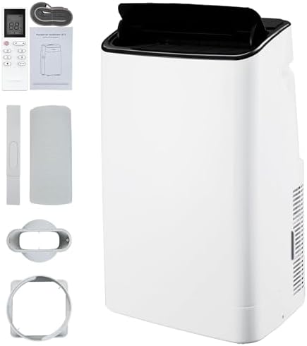 14,000 Portable Air Conditioner With Remote Control, 3 In 1 AC Unit Cooling for 750 Sq. Ft, 24H Timer Dehumidifier & Fan Modes, Window Kit Included, Air Conditioner for Living Bed Room