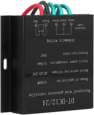 14000W MPPT Wind Turbine Charge Controller, Waterproof 12V/24V/48V with LED Display, Overvoltage & Speed Protection for Efficient Energy Management
