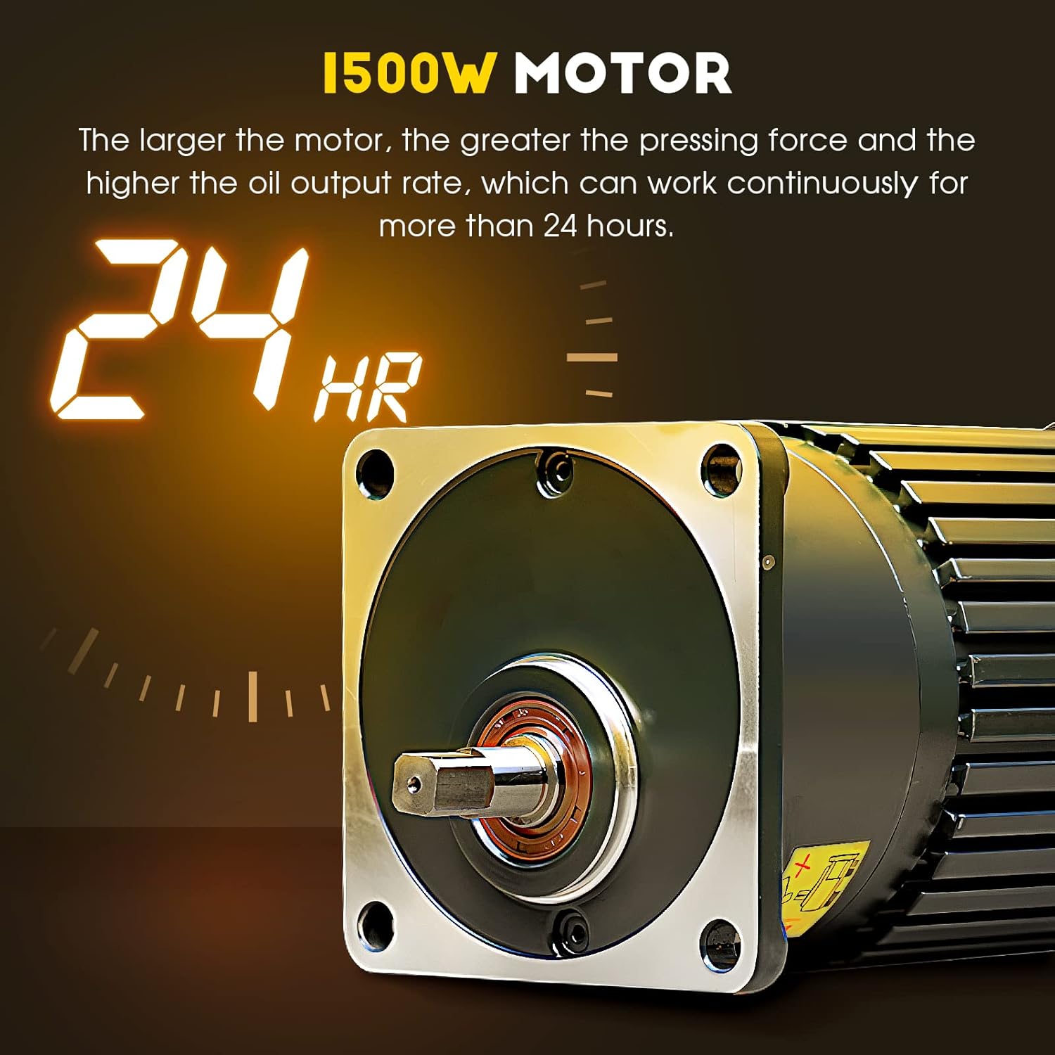 CGOLDENWALL 1500W Commercial Oil Press Machine Oil Extractor Expeller with Intelligent Temperature Controller/Industrial Motor/All Stainless Steel/CE (220V, EU/UK Plug)