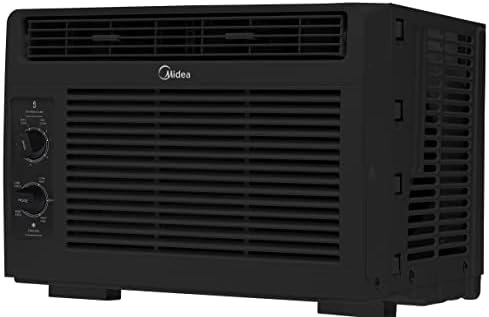 Midea 5,000 BTU 115V Mechanical Window Air Conditioner, Black (Renewed)