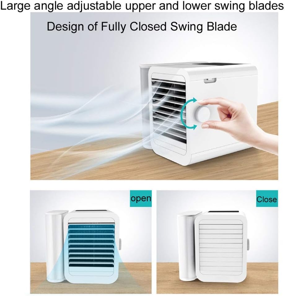 Air Cooler Air Conditioner Fan Small Air Cooler Desktop Small Air Conditione Purifier Air Flow Cooling Cool Fan(
