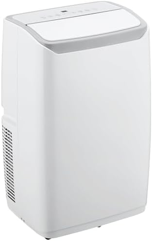 Portable Air Conditioners, 12000 BTU Portable AC for Rooms Up to 550 Sq.Ft. 3-In-1 AC with Fast Cooling, Dehumidifier & Three Speed Fan, 24H Timer/Remote Control/Ultra Quiet for Bedroom, White