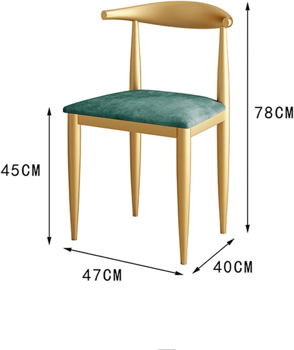 Modern Kitchen Dining Room Chairs Metal Legs Living Room Dining Chair Soft Velvet Cushion Seat for Living Room Terrace Office Kitchen Lounging (Color : Pink)