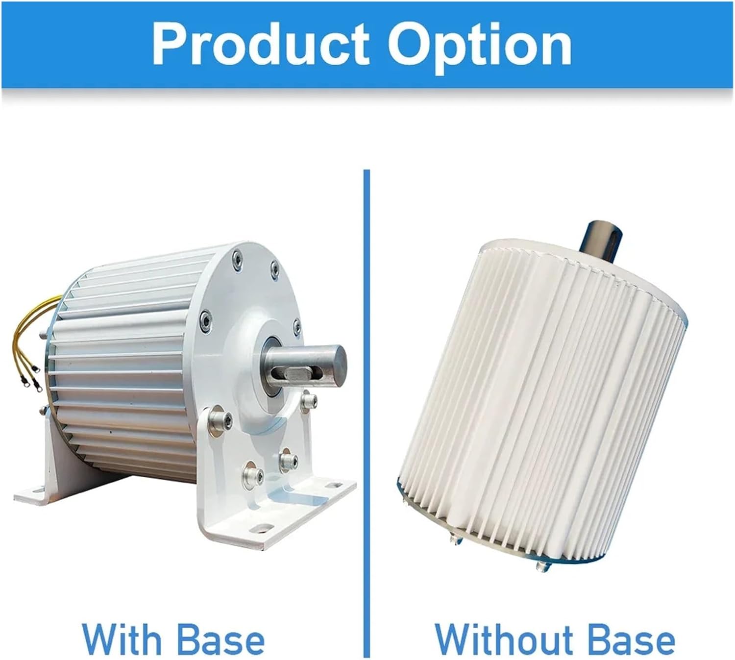 5KW 10KW Wind Turbine Electric Generator 48V 96V Low RPM tor Permanent Magnet Generator Hydro Turbine 20KW with Base Industrial Energy(Without Base,96V_5KW)