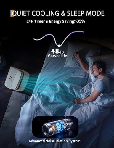 Portable Air Conditioners 14000 BTU - Cools 750 Sq.Ft, 3-in-1 Portable AC Dehumidifier Fan, Remote Control Window Kit, Quiet Portable Air Conditioners for Bedroom Office 48dB for Home(ASHRAE)