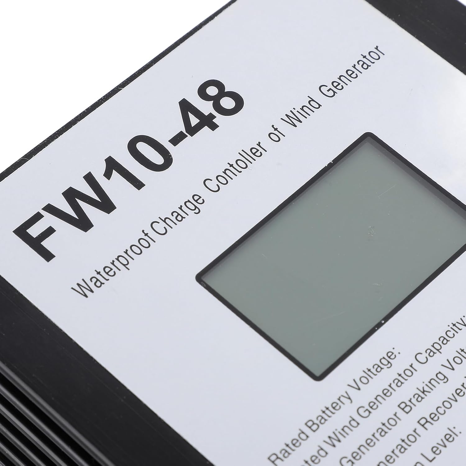 MPPT Wind Turbine Charge Controller, 48V, IP67 Water ; Solar Controller - Automatic Braking, LED Display, Ideal for Off - Grid Systems