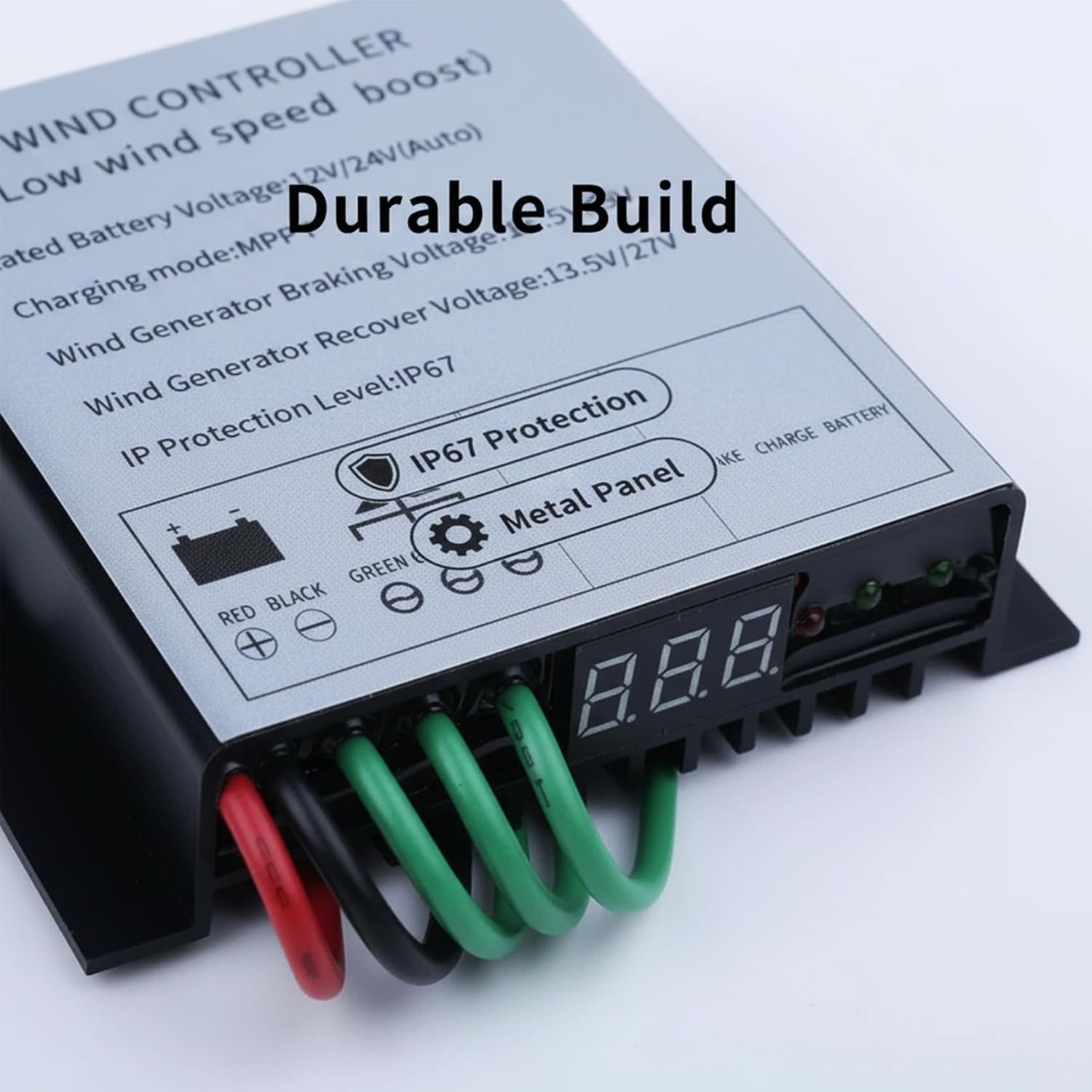 8000W Low Wind Speed Boost Wind Regulator,IP67 Waterproof 12V 24V 48V Auto 220V Wind Turbine Charge Controller