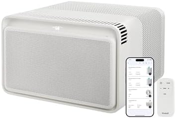 Windmill Window Air Conditioner - Quiet & Smart, Easy Install, Voice-Enabled, Remote & App Control AC Unit - 10,000 BTU Inverter w/WhisperTech