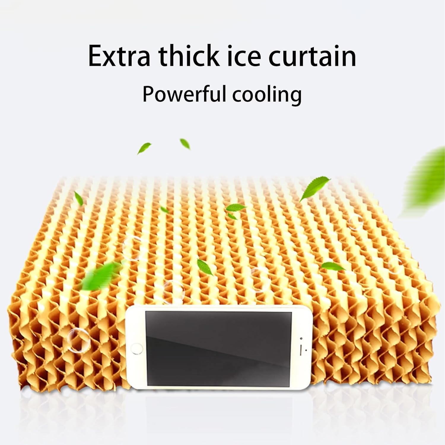 Evaporative Air Cooler, Portable Swamp Cooler with Knob Control and Large Water Tank, 3-in-1 Air Conditioner for Office Garage