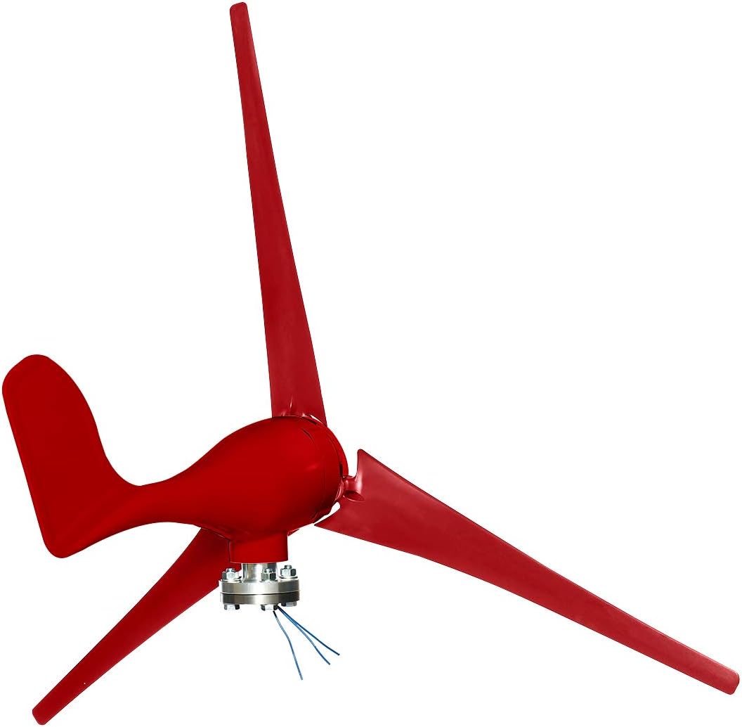 6000W 5 Blades Wind Turbines Generator 12V/24V Option with Wind Controller for Home Camping Streetlight Mounting Accessorie